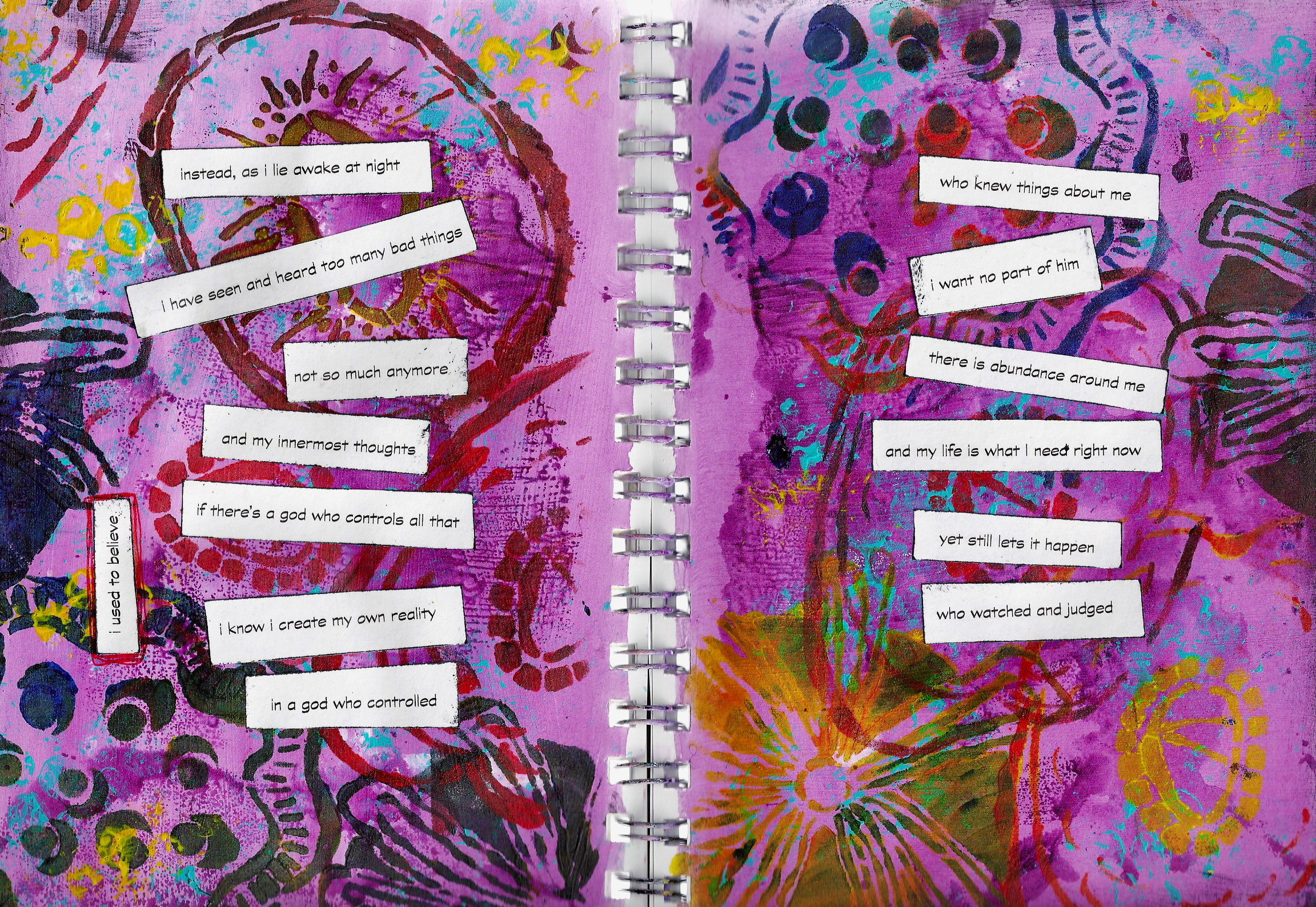 i used to believe journal page